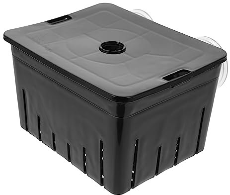 BESPORTBLE 2 Sets Fish Tank Hatching Box Tortoise Supplies Reptiles Eggs Incubator Tray Betta Fish Accessories Fish Separator Multi-function Tortoise Separator Aquarium Plastic Black