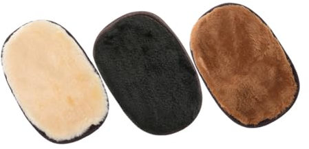 FRCOLOR 3pezzi Per Lucidare Scarpe Per Lucidatura Colori Giallo Nero Per Uso e Auto