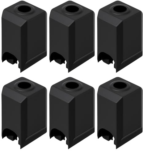 QIMATOP Hotend Silikon-Socken für Bambu Lab X1 / X1C / P1P / P1S – 6er Pack, 3D-Drucker Hotend Ersatzteile