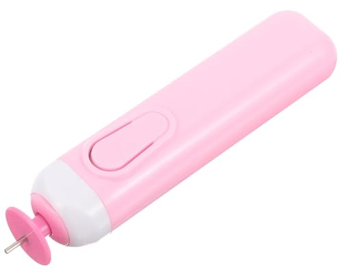 LOLIPPYY Herramienta Eléctrica para Quilling Bolígrafo Ranurado Rosa, Pluma para Enrollar Flores de Papel, Herramienta Manual para Filigrana DIY en Artesanía Creativa