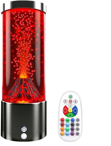 Fauhapyway USB Changing Lamp, 16 Colors 4 Modes, 9 Acrylic Table Light