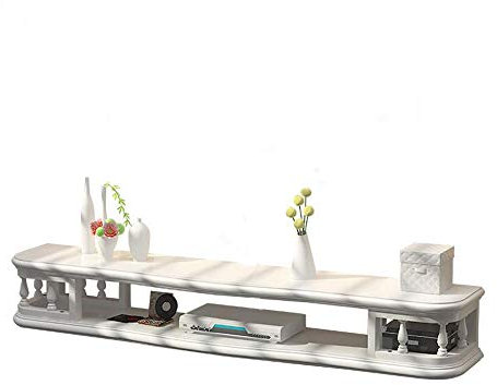 Xyanzi-Estanterias para DVDs Mueble De Pared Para Televisor Consola De Tv Estante Flotante Columna Romana Estante De La Caja Superior Del Set Consola De Juegos De DVD Estante de almacenamiento funcion