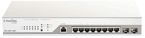 D-Link DBS-2000-10MP commutateur réseau Géré Gigabit Ethernet (10/100/1000) Connexion Ethernet, supportant l'alimentation Via ce Port (PoE) Gris