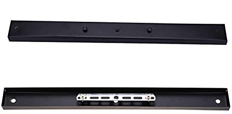 Haofy Lámpara Colgante de Techo con 3 Luces, Base de Montaje de Luz de Techo, Lámpara Colgante de Forma Rectangular, DIY para Cocina, Dormitorio, Sala de Estar, Comedor(Negro)