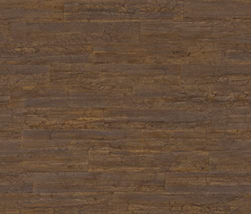 Rasch Tapete 537062 - Vliestapete in Braun mit Holzoptik aus der Kollektion Curiosity - 10,05m x 0,53m (LxB)