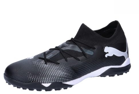 PUMA Men Future 7 Match TT Soccer Shoe, PUMA Black-PUMA White, 46 EU