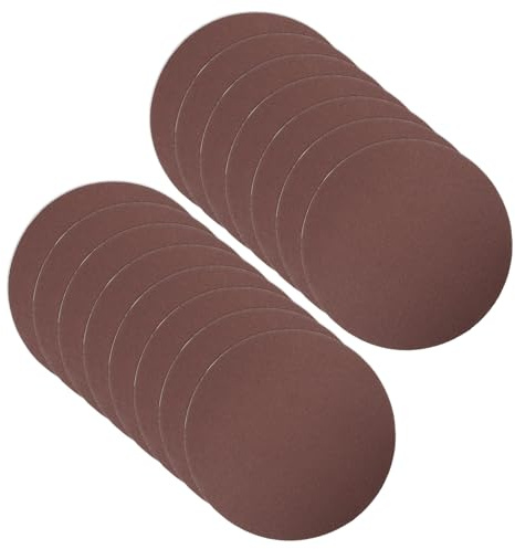 CoCud Hook and Loop Sanding Discs, 8 Inch 200mm Sandpapers 180 Grit Aluminum Oxide Flocking Sandpaper - (Applications: for Wood Metal Drywall), 15 Pieces