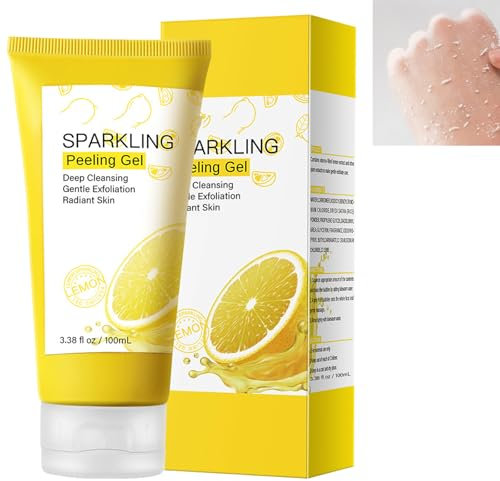 Gel Blanchiment Exfoliant,Blanchissante Crème Exfoliant Gel,Gommage Au Gel Exfoliant,Skin Whitening Exfoliating Gel,Gommage Visage Femme,Gel Gommage Hydratant,Gel Peeling Exfoliant Éclaircissant,1pc