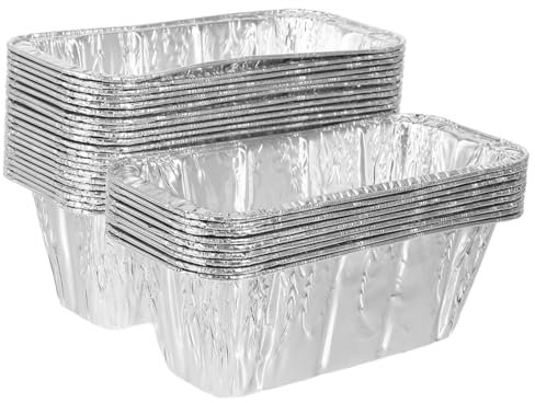 CAXUSD 30pièces Récupérateur De Graisse pour Bac à Graisse pour Extérieur Plaque De Cuisson Extérieure Bac De Récupération pour à Gaz Doublures Jetables Aluminium