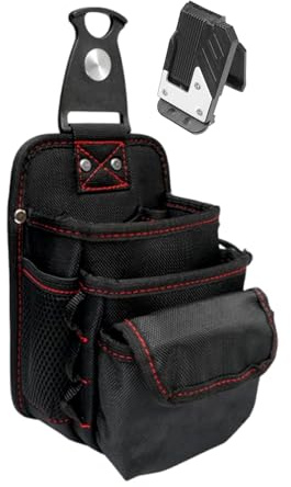 Ceinture Porte-Outils Taille Organisateur Rotatif Ergonomique | Sacoche de Rangement pour Travail pour Électricien Menuiserie Pêche Jardin