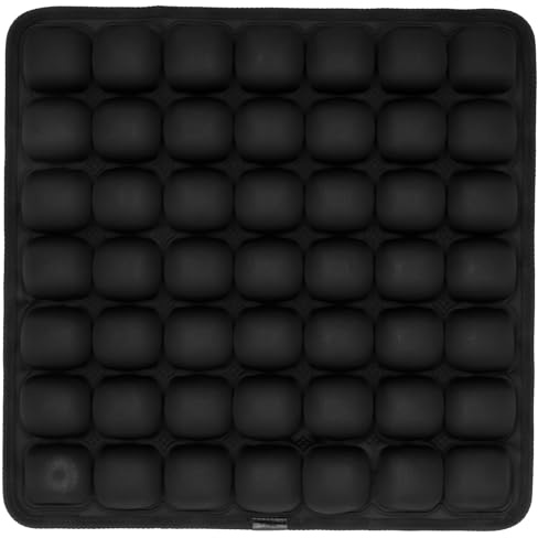 KTCINA Inflatable Seat Cushion Air Inflatable Pressure Relief Seat Cushion for Wheelchair, Portable Foldable Air Sitting Mat Pain Pressure Relief Cushions for Wheelchair Car Airplane Hiking (40x40cm)
