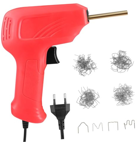 Vaguelly Kit Soldador Plástico con Grapas Calientes para Reparación Parachoques Máquina de Soldadura Rápida y Potente Herramienta para Reparación de Grietas Plásticos Automotrices