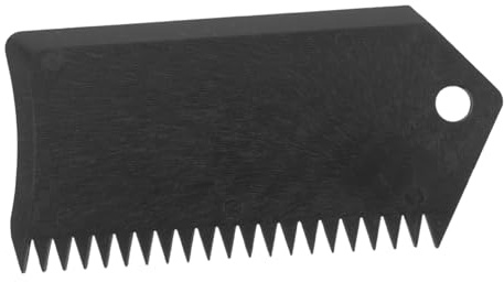 Gogogmee Peine para Eliminar Cera de Tablas de Surf con Diseño de Fibra de Carbono Herramienta de Limpieza Versátil Llave Envase Individual para Surfistas