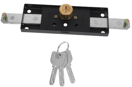 OUNONA Serratura per Serranda Avvolgibile con Chiave Design Elegante e Versatile per Porte Garage e Depositi Facile da Usare e Adatta Diverse Applicazioni di Sicurezza