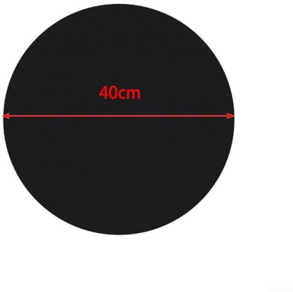 Lot de 4 tapis de cuisson ronds antiadhésifs pour barbecue à gaz, 40 cm conçus pour une meilleure commodité de cuisson