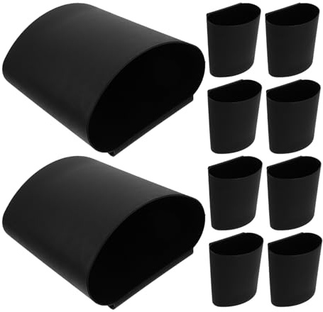 Ipetboom Cestino Portaoggetti Appendibile in Plastica Piccolo 10 Pezzi, Mini Cestini Sospesi per Carrello, Organizer Porta Bicchieri per Saloni di Bellezza e Spa, Accessorio per