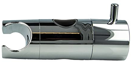 tecuro Design-Brausehalter für Wandstange Ø 25 mm Kunststoff verchromt