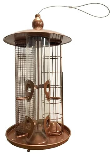 Selections Hanging Deluxe 3 in1 Seed, Nut and Fat ball Wild Bird Triple Feeder