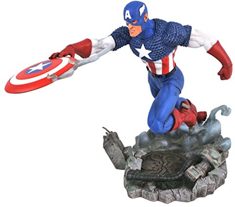 Marvel Diamond Select Toys Gallery - VS. Captain America PVC Statue (JAN211967) Multicolore