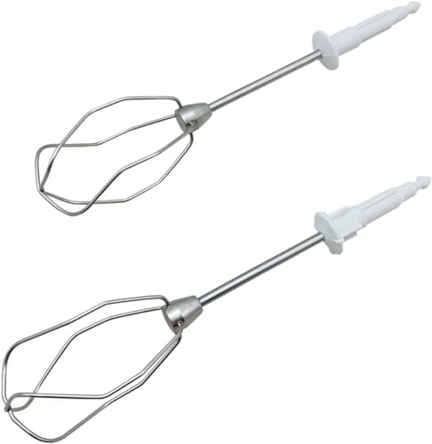 LICHTBLAU Rührbesen 2er Set 00653471 für Bosch Siemens Sportline Handrührgeräte CleverMixx Rock'n'Roll Edition Handrührgeräte I Ersatz Schneebesen 653471