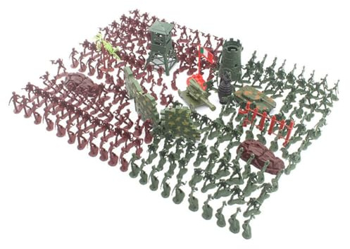 238 Stück Stück Soldaten Spielset, Armee Soldaten Figuren Militär Modell Spielesets Mini Plastik Soldatenfiguren Spielzeug Panzer Flugzeuge Flaggen Schlachtfeld Spielzeugsoldaten für Kinder Jungen