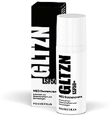 GLTZN MED Sonnencreme LSF 50+ | UVA/UVB-Schutz bei empfindlicher Haut & Sonnenallergie | ohne Octocrylen & Duftstoffe | vegan, wasserfest, schweißresistent | ideal für Sportler | 50 ml