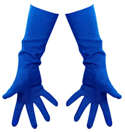 LAQWARM Women Denim Bolero Gloves Blue Jeans Cotton Light Wash Top Jacket Shrug Jumper TECH (40cm)