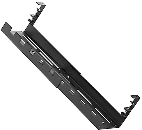 DOITOOL Kabelmanagement Organizer Unter Schreibtisch Magnetisches Kabelmanagement Teleskop Kabelablage Kabel Organizer Für Schreibtische Flexibel Und Platzsparend Schwarz