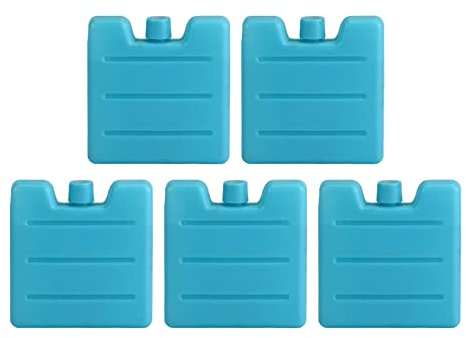 Pomurom Packs de Glace pour Glacière, 70ml P-ain de Glace pour Sac Isotherme, Accumulateur de Froid, Réutilisable Éléments de Refroidissement, Bloc de Glace pour Boîtes à Lunch Pique-niques Plage