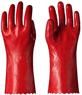 LANON PVA Chemical Resistant Gloves Do No Use In Water or Water-based Solvents, Professional Chemical Protection, Cotton Liner, EN 374 B/I Solvent, X-Large