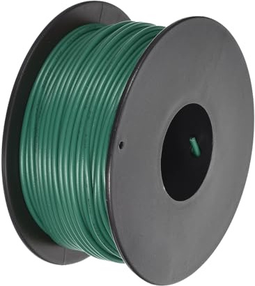 QUARKZMAN 30m 24AWG Elektronik Kabel Gerollt, Elektrodraht UL1007 Spule 6mm² Durchmesser Verzinnte Drähte PVC Elektrokabel für DIY, Kabel Verlängerung, Verbindvungsdraht（Grün）
