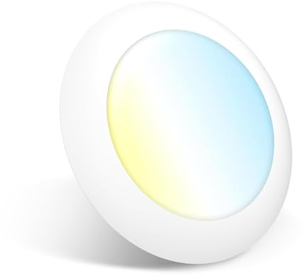 Amico 6 Pack 5/6 Inch 5CCT LED Disk Lights, Dimmable Flush Mount Ceiling