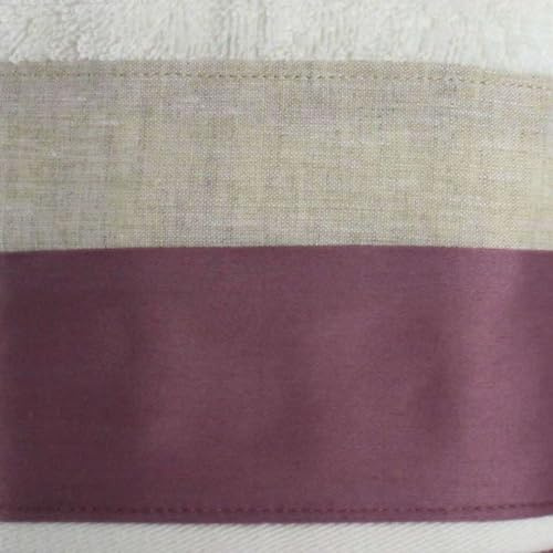 RICAMI FIORENTINI BALDI Completo Letto Cotone 100% con Balza in Lino e Raso. Lenzuolo sopra + sotto Angoli + federe con Volant. Prodotto Artigianale Toscano. (Rosa, Matrimoniale Standard)