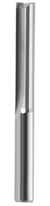 1 Stück gerader Fräser, bündiger Schlitzfräser, CNC-Schaftfräser, 3,175 mm, 4 mm, zweischneidiger gerader Schlitzfräser, Wolframkarbid-Fräser for Holz, MDF, Acryl(4x17)