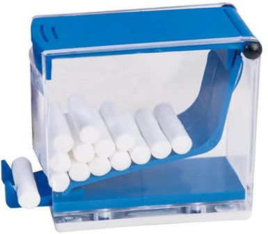 Hygienischer Watterollenteiler, Zahnarzt-Watterollenspender - Transparenter Watterollenspender für Zahnarztpraxen | Zahnarztbedarf Materialaufbewahrungsbox, Pre-Roll-Kegelhalteretui für professionelle