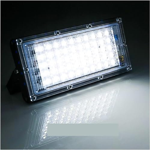BCJMKDX Luces solares para Exteriores, Reflector Led for Exteriores, proyector de farola LED, proyector Exterior IP65 for jardín, Patio Trasero, Garaje, Puertas(Flood Light X 1,White 100W)