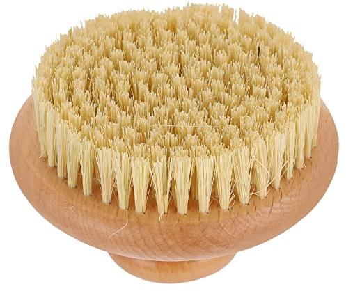 MUCKLILY Round Body Brushing Brush Exfoliating Body Scrubber Soft Bristle for Shower and Skin Care