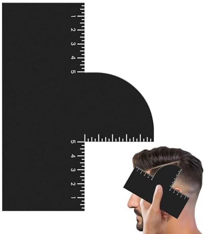 Carta di miglioramento | Strumento da modellabile per attaccatura dei capelli | Guida al taglio Colore Spray Edge Grooming Tool per professionisti principianti padre adolescenti