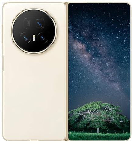 HONOR Magic V​5 5G ​(MBH-N49) AI Mobile Phone, Sim Free, ​512GB​ Storage 1​6GB ​RAM, ​​​Dual SIM, Android 1​5​, Folding Screen Smartphone - Ivory White (Exclusive Colour)