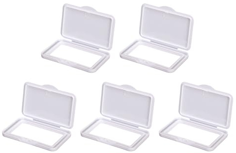 5pcs/Set Baby Toallitas Cubierta De Papel Tejido Dispensador Caja Tapa Tapa Caja De Papel Tejidos Tapas Mantener El Tejido Mojado Accesible Viaje Paño Cubierta