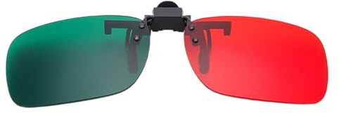 Clip On Occhiali Lenti In Verde Per Migliorare I Bambini Colore Vista Migliorare La Percezione Debolezza Adulto Verde Uomini Guida, Sinistra Rosso Destra Gree