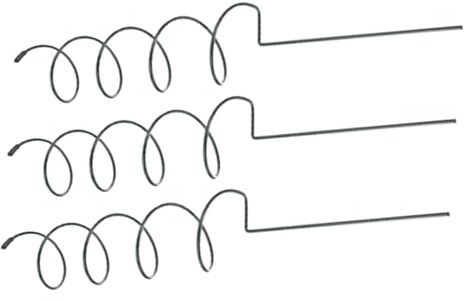 iplusmile 3piezas Marco De Soporte para Plantas Espiral para Plantas Trepadoras Jardín Tutores para Flores y Hortalizas Soporte Giratorio para Tomates y Bancales Elevados