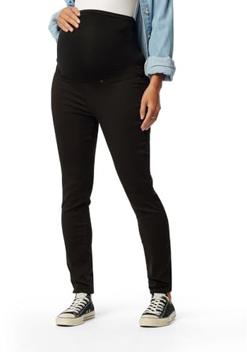 Levi Strauss Signature Jeans Ajustados de Maternidad para Mujer, Negro, X-Small