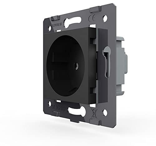 PRESA, interno, Inserto, ricambio per VL della presa innenleben 12 NERO