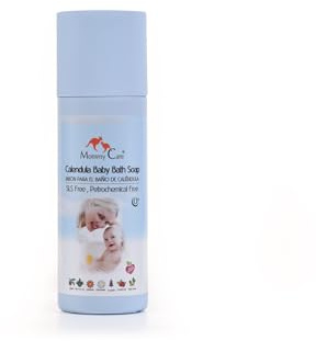 Jabón de Baño para Bebés Calendula Baby Bath Soap - Todo Tipo de Piel, Excelente contra Eczemas y Piel Seca (Sin parabenos y sin SLS) 400 ml