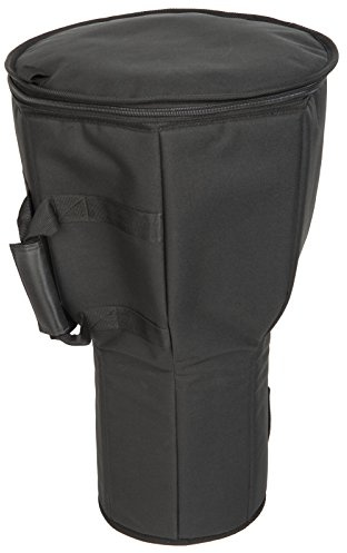 Fame Easy Travel Djembe Bag S, 30cm Durchmesser, 55cm Tiefe, Gepolsterte Nylon Percussion Tasche, Wasserabweisend, Extra Starker Reißverschluss, Schwarz