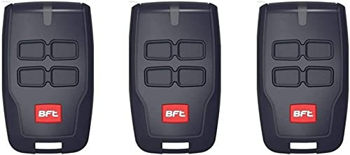 3x BFT Mitto B RCB04 R1 4-Kanal Funkfernbedienung, 433.92Mhz Rolling Code Sender!!! 3 hochwertige Sender BFT B RCB04 zum besten Preis !!!