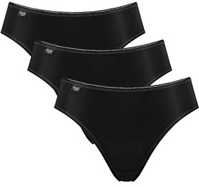 Sloggi 24/7 Microfibre Tai C3P Femme, Black, 48