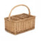 Red Hamper 6 Bouteille étuvé Wicker 2 Bottle Carrier Tone