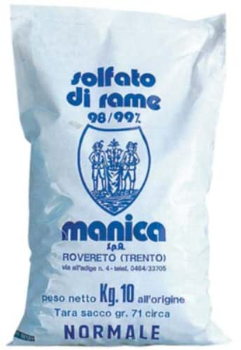 MANICA SOLFATO DI RAME 10KG RAMATO VERDERAME -